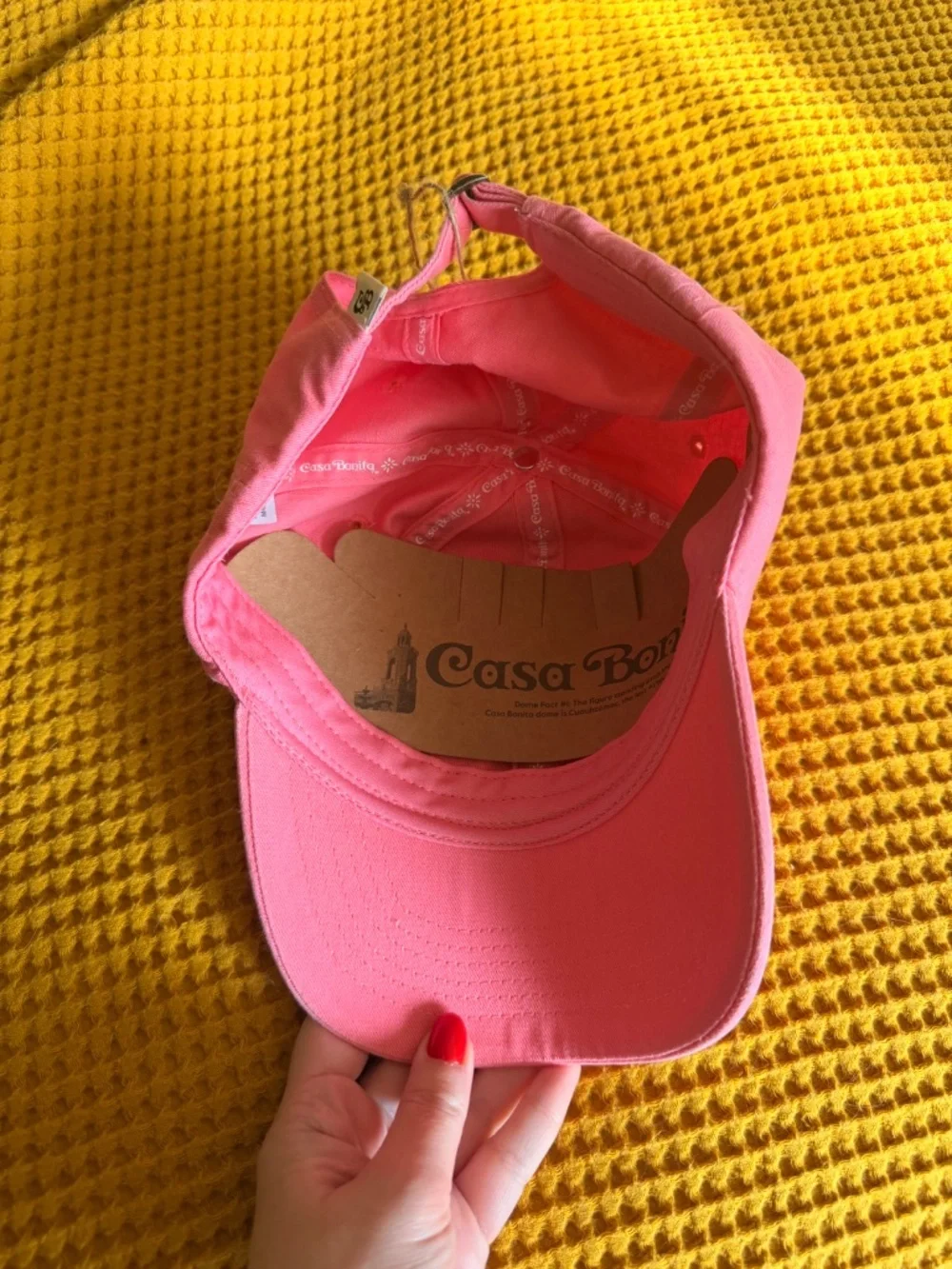 NWT Official Casa Bonita Pink Logo Embroidered Dad Hat Cap